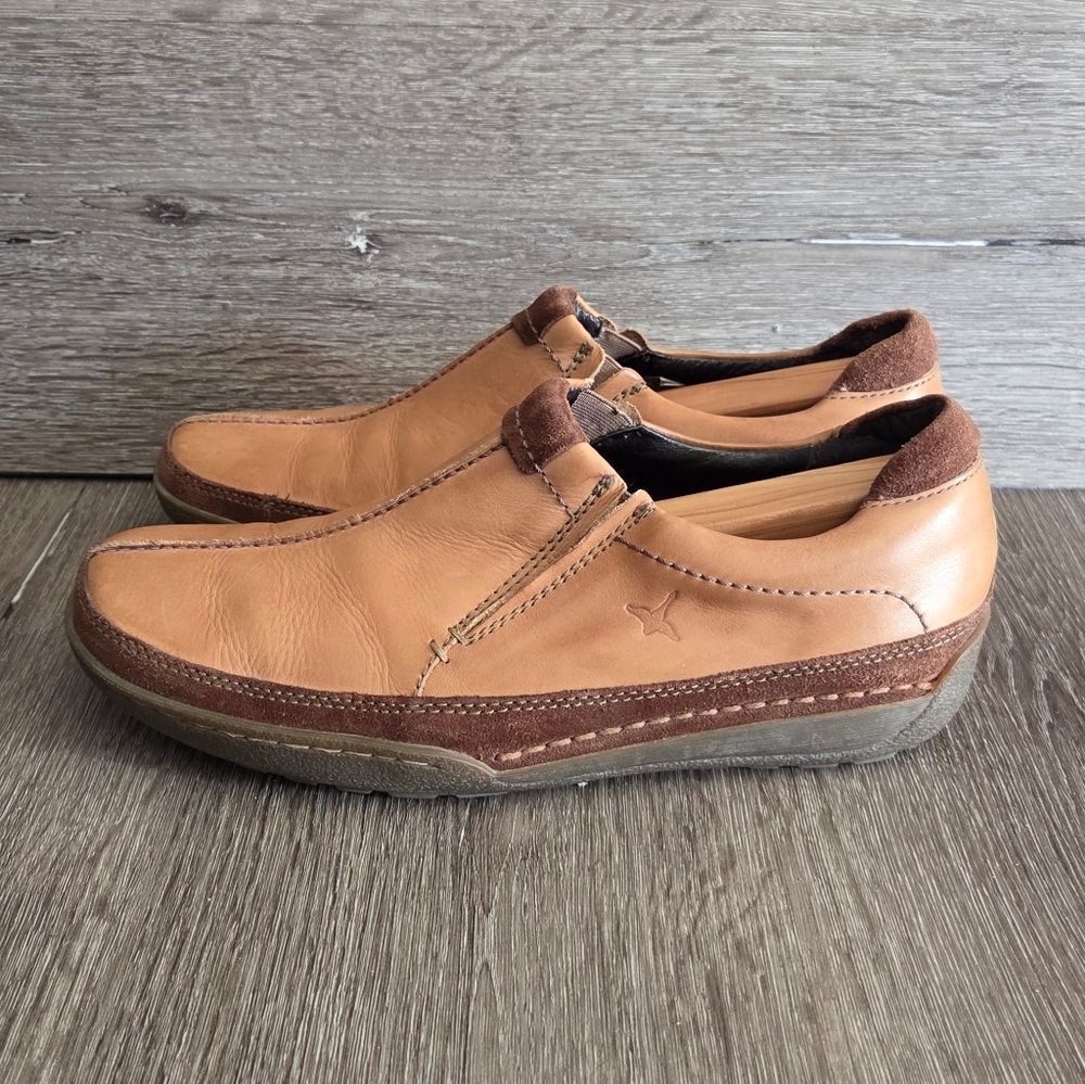 PIKOLINOS Roble Brown Two Tone Leather Upper Rubber Sole Shoe Size 42